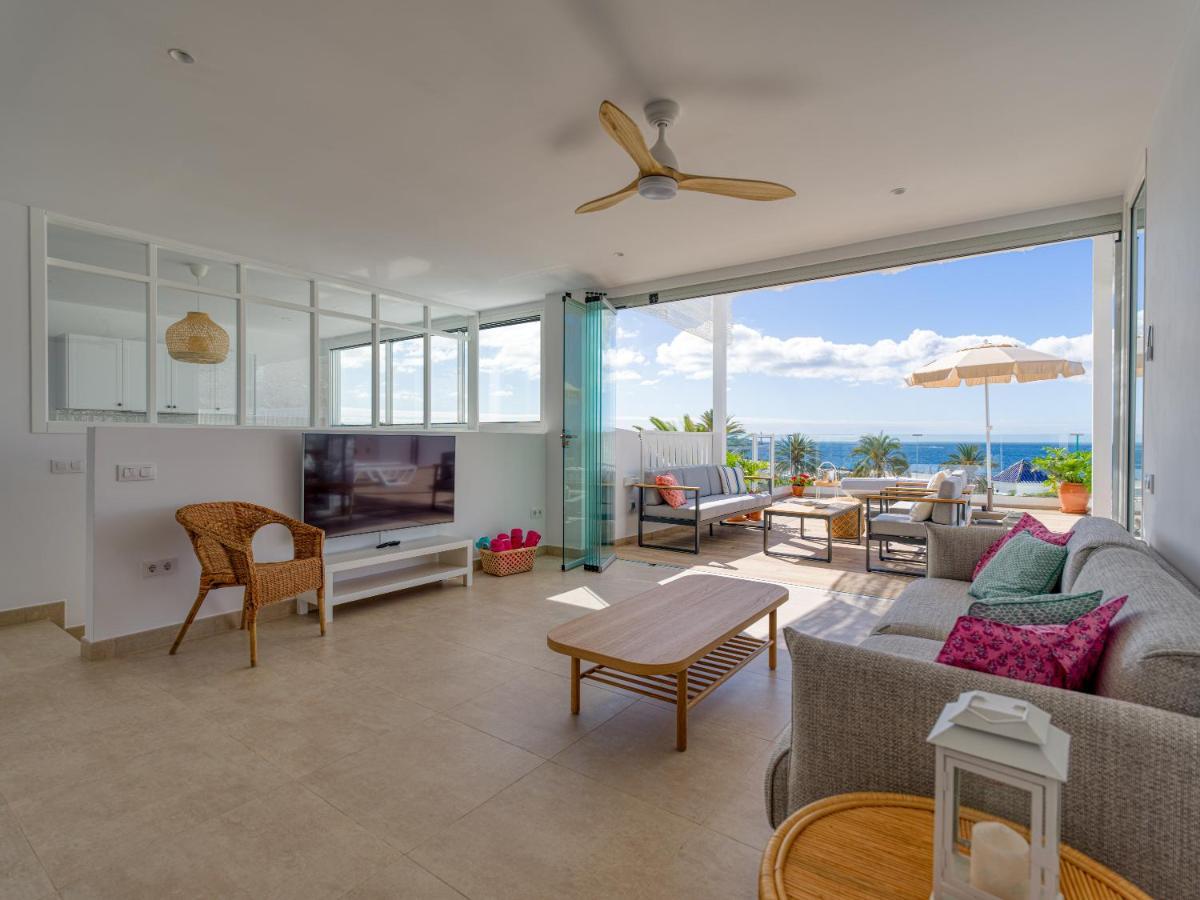 Pasitoblanco Porto Mare 7 Seaview Villa Private Heated Pool Pasito Blanco Dış mekan fotoğraf