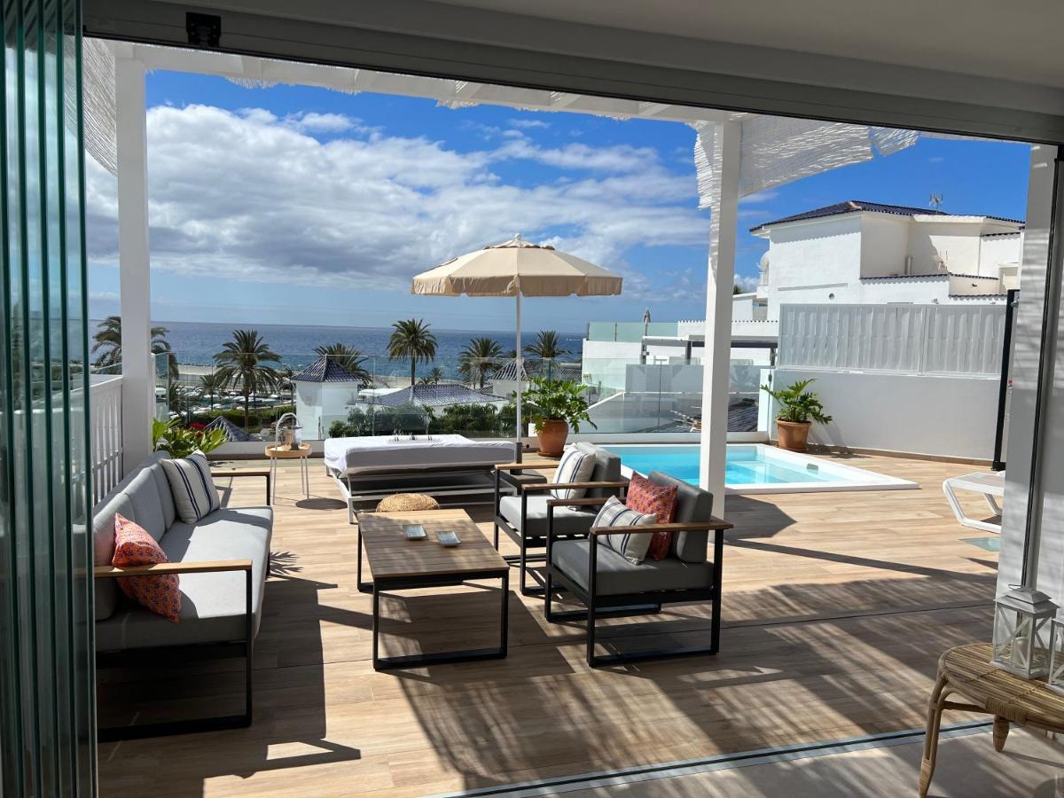 Pasitoblanco Porto Mare 7 Seaview Villa Private Heated Pool Pasito Blanco Dış mekan fotoğraf