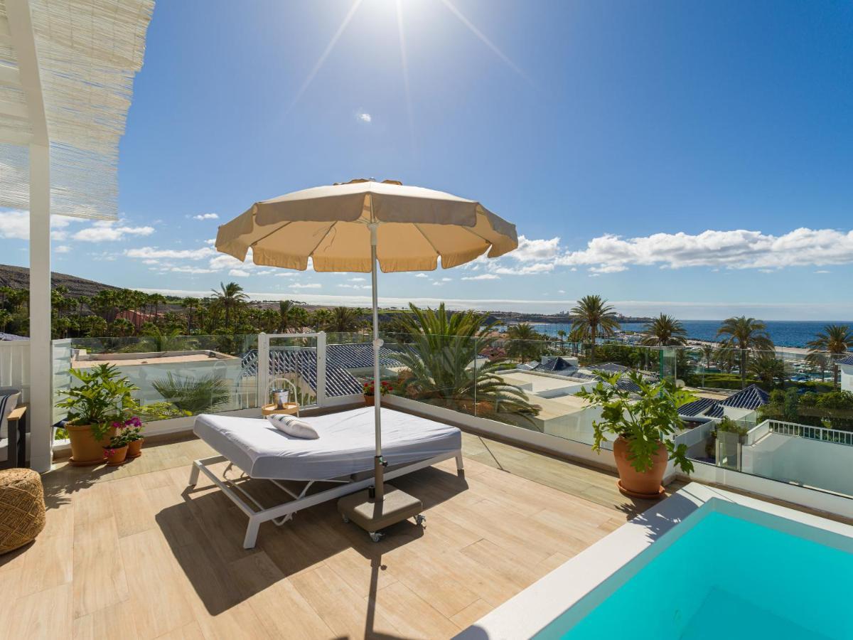 Pasitoblanco Porto Mare 7 Seaview Villa Private Heated Pool Pasito Blanco Dış mekan fotoğraf